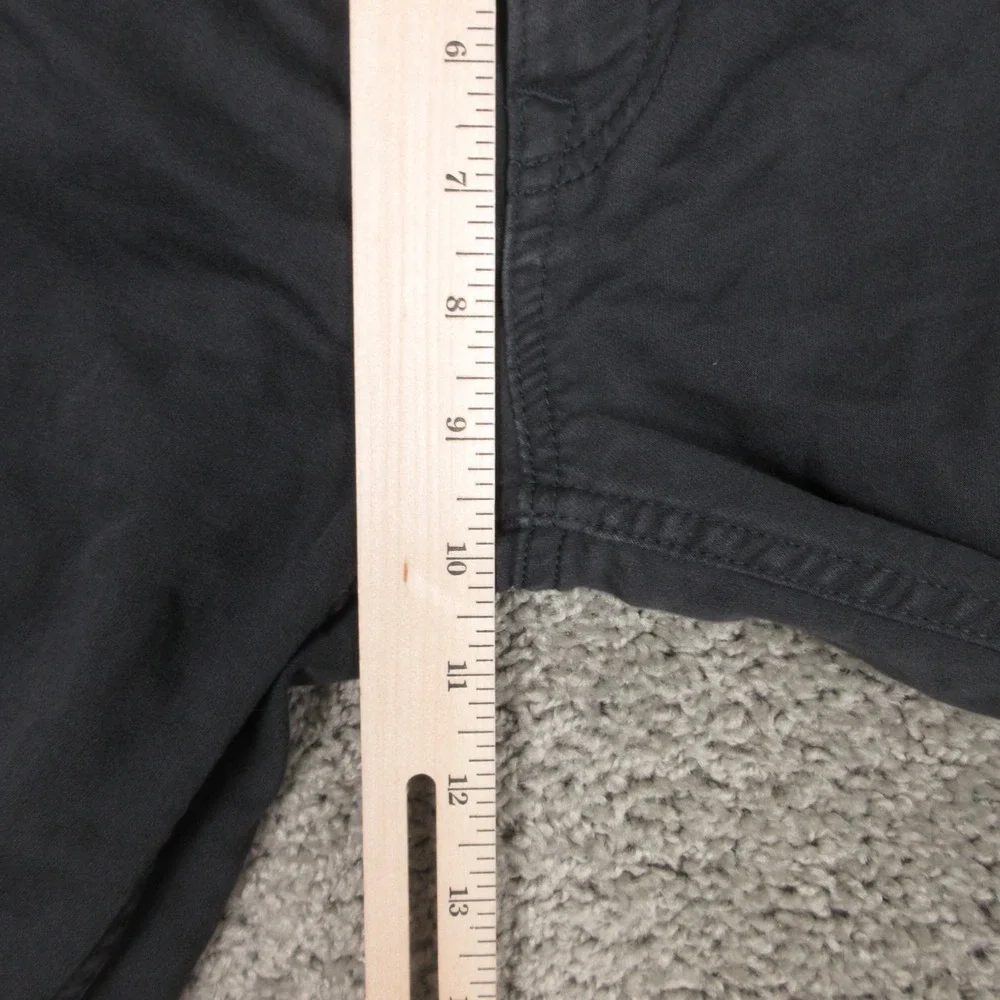 Banana Republic Jeans Mens 30x30 Black Traveler Athletic Tapered Zip Denim Pants
